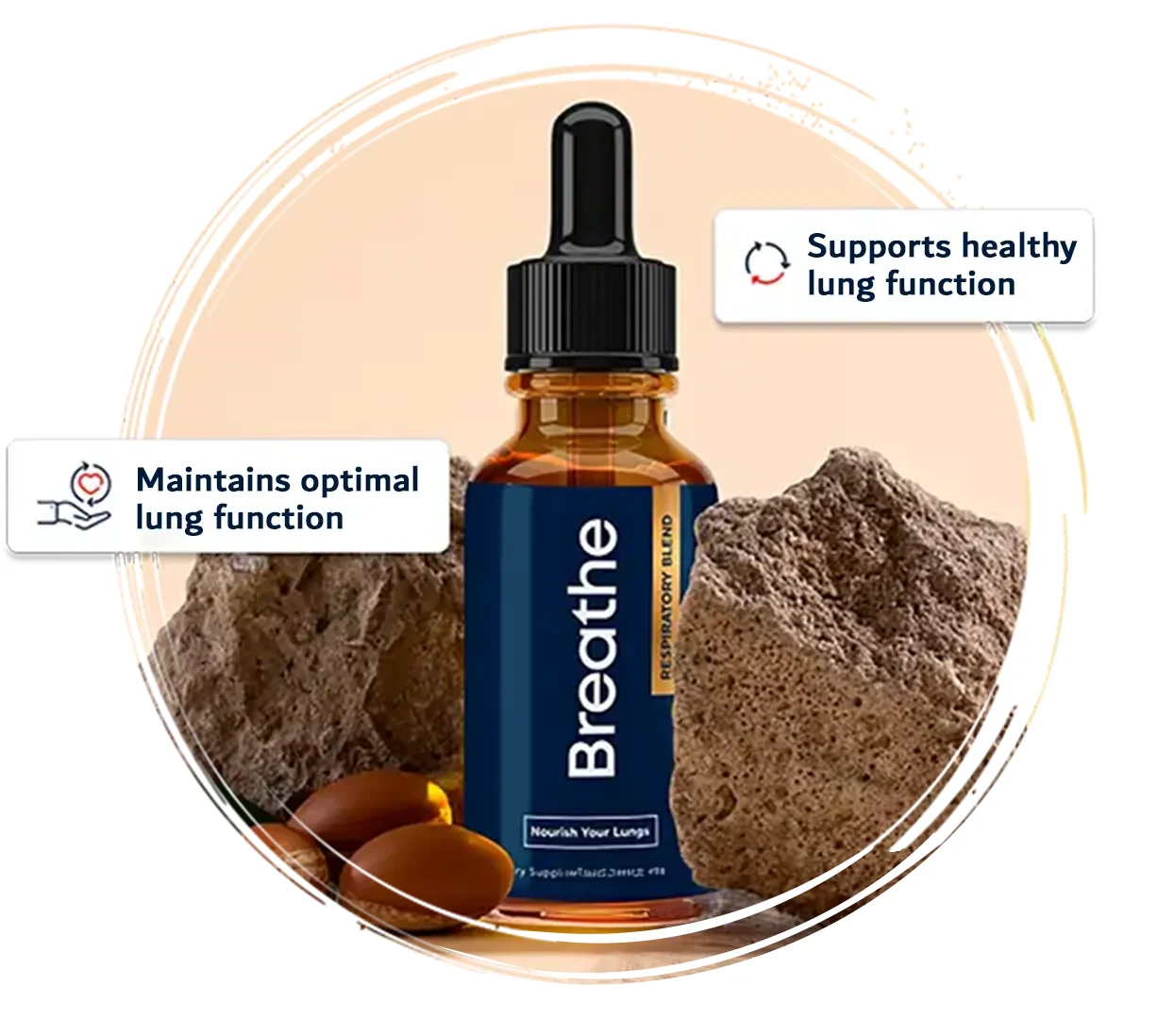 Breathe official lung support liquid drops