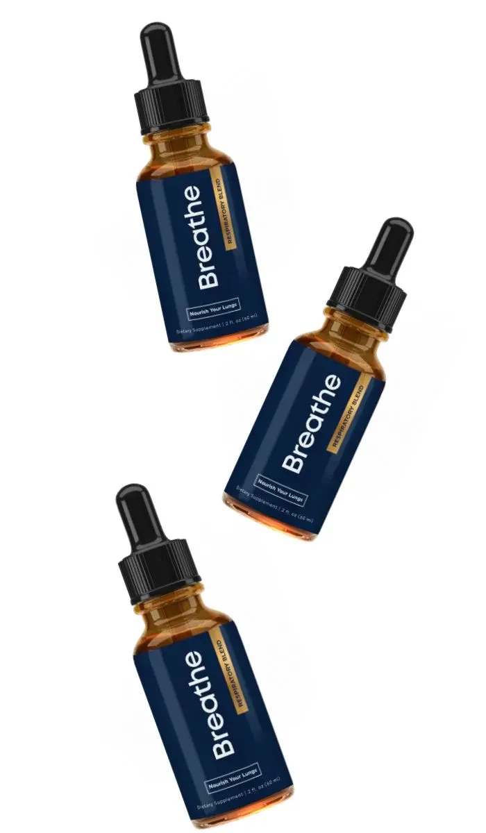 Breathe lung support liquid drops supplement